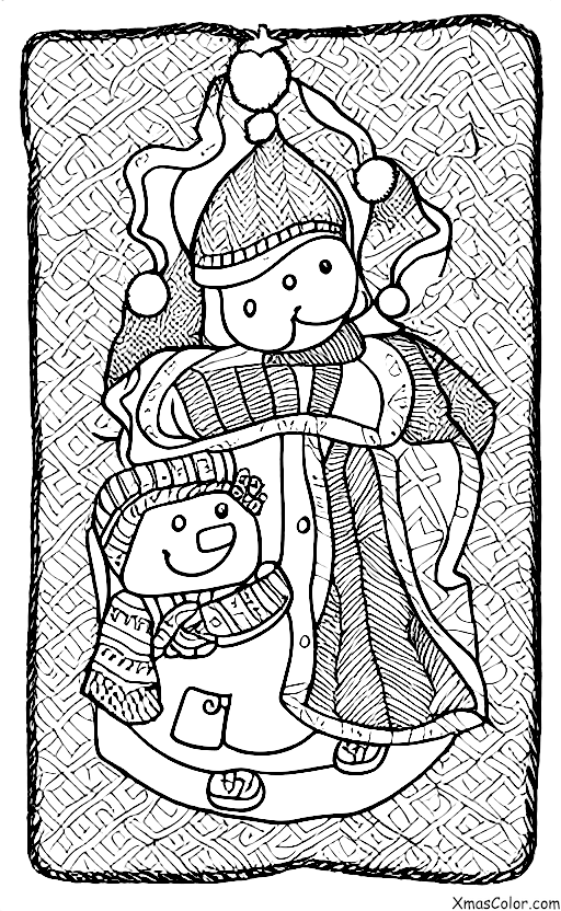 Christmas / Blankets: A Christmas blanket as a gift