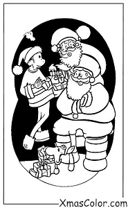 Christmas / Boxing Day: Santa and his reindeer taking a well deserved break