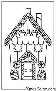 Christmas / Building Gingerbread Houses: Eating the gingerbread house