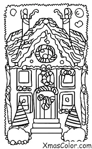 Christmas / Building Gingerbread Houses: Gingerbread house on fire