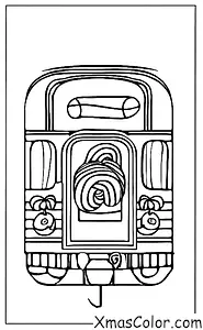 Christmas / Candy Canes: A candy cane train