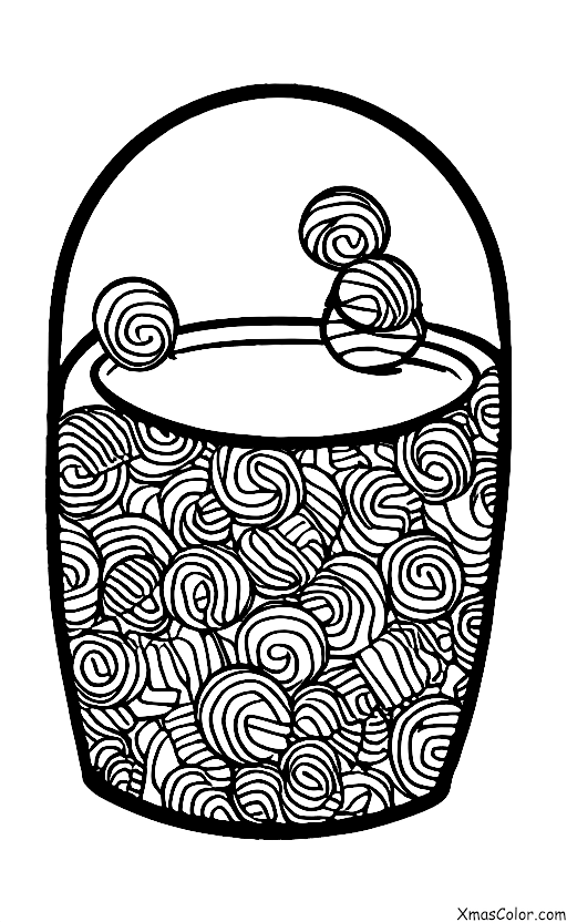 Christmas / Candy: A big bowl of candy