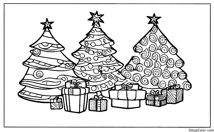 Christmas / Candy: A Christmas tree made of candy