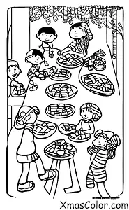 Christmas / Candy: Kids eating candy