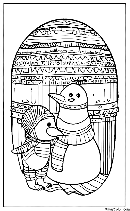 Christmas / Christmas around the world: A Christmas scene in Antarctica