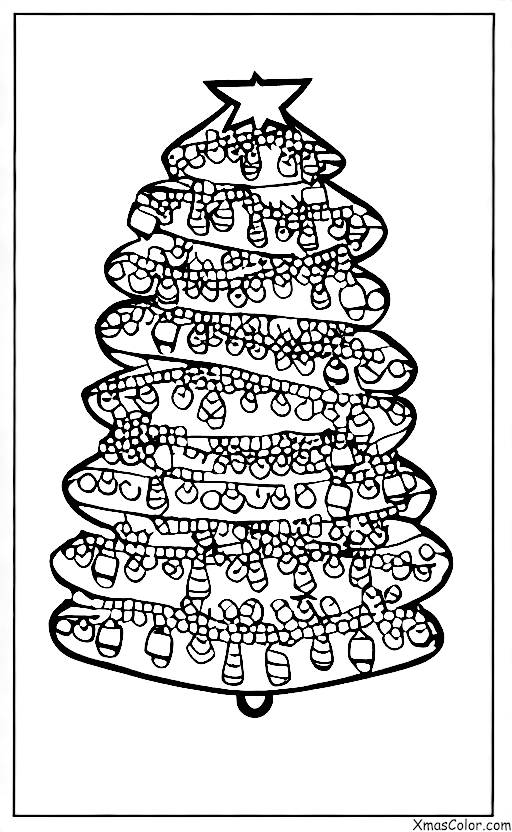 Christmas / Christmas Bells: Christmas bells hanging on a Christmas tree