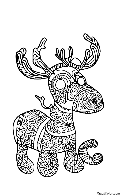 Christmas / Christmas Bells: Christmas bells on a reindeer