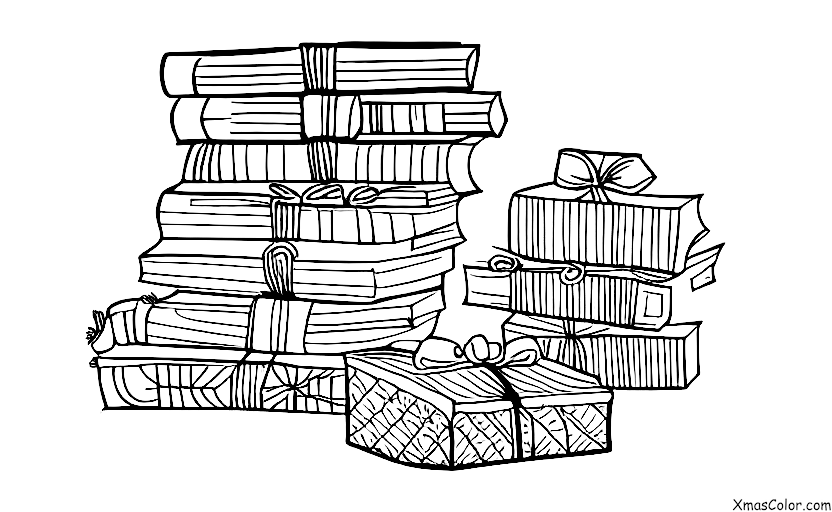 Christmas / Christmas books: A stack of Christmas books