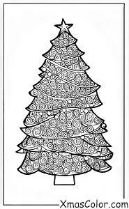 Christmas / Christmas colors: A Christmas tree decorated in red and green