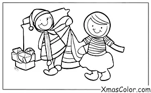 Christmas / Christmas colors: A present