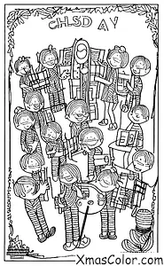 Christmas / Christmas concerts: A band playing holiday music