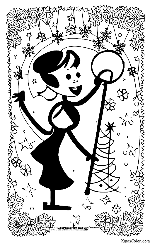 Christmas / Christmas concerts: A soloist singing a holiday song