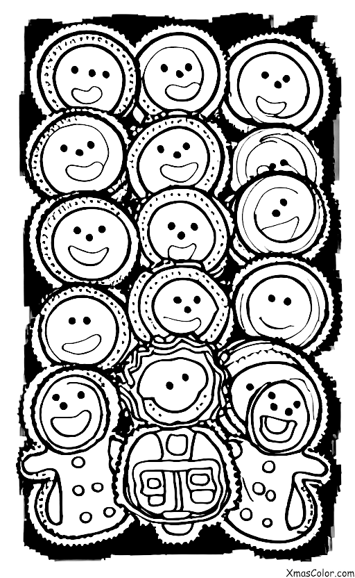 Christmas / Christmas Cookie decorating: Gingerbread cookies