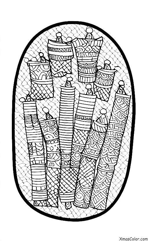 Christmas / Christmas crackers: Christmas crackers around the fireplace