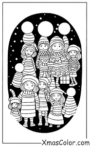 Christmas / Christmas fashion: A group of friends taking a selfie in their Christmas gear