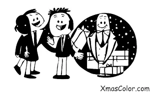 Christmas / Christmas fashion: A man in a black suit with a red tie