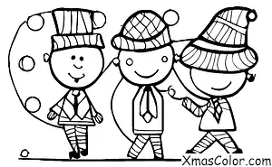 Christmas / Christmas fashion: A man in a red and green suit