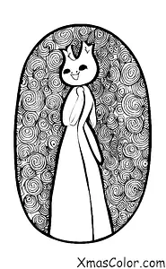 Christmas / Christmas fashion: A woman in a long, red dress with a white fur stole