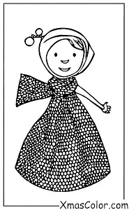 Christmas / Christmas fashion: A woman in a white dress with a red scarf