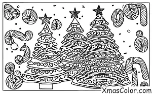 Christmas / Christmas food: Christmas Tree Made Out Of Candy