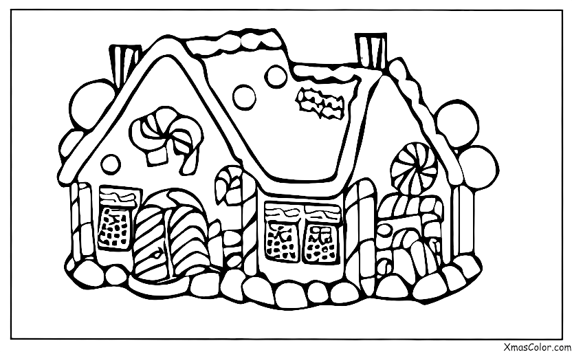 Christmas / Christmas food: Gingerbread House