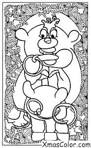 Christmas / Christmas games: A game of Pin the Nose on Rudolph