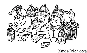 Christmas / Christmas games: A game of scavenger hunt