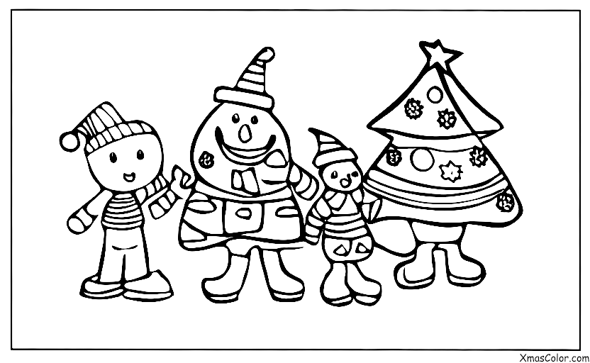 Christmas / Christmas in America: A family decorating their Christmas tree together