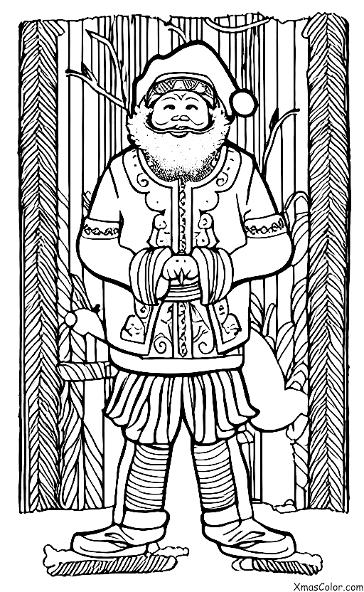 Christmas / Christmas in Asia: Santa in a traditional Filipino Barong