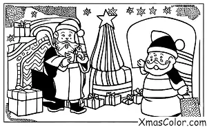 Christmas / Christmas in Asia: Santa in a traditional Japanese kimono