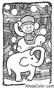 Christmas / Christmas in other galaxies: Christmas in a jungle