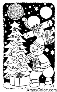 Christmas / Christmas in other galaxies: Christmas in the snow