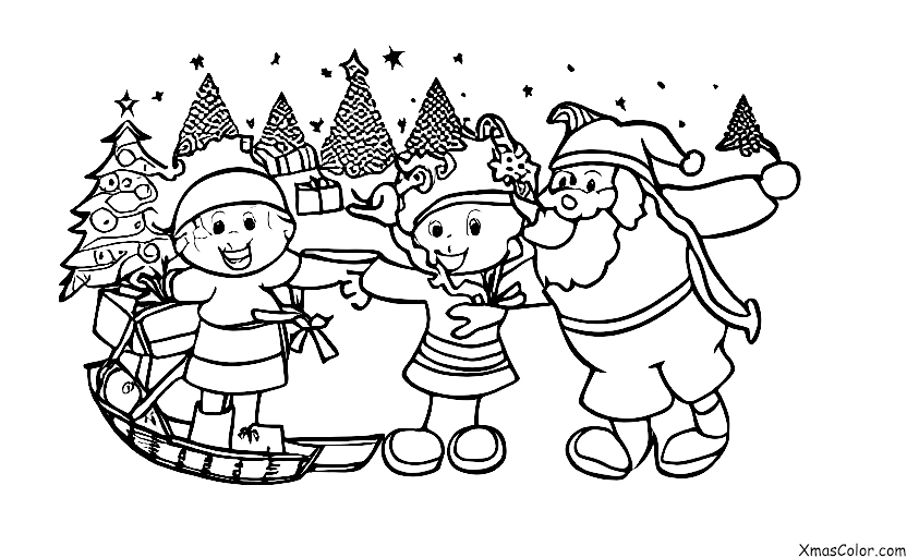 Christmas / Christmas in other galaxies: Christmas on a beach