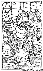 Christmas / Christmas in other galaxies: Christmas on a desert planet