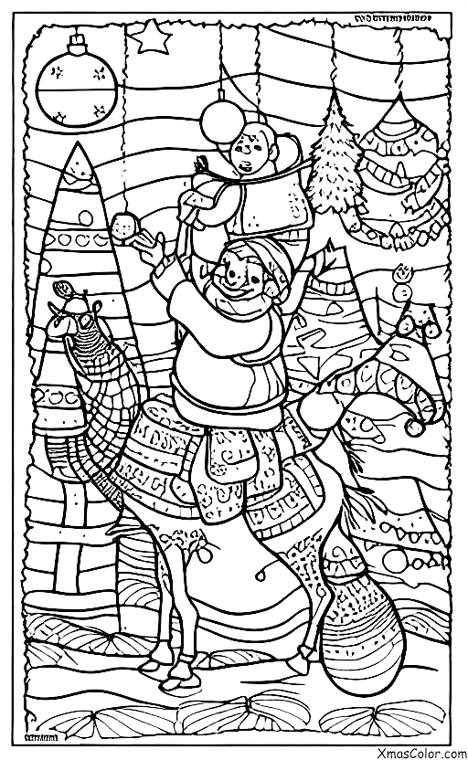 Christmas / Christmas in other galaxies: Christmas on a desert planet