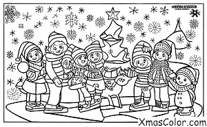 Christmas / Christmas in other galaxies: Christmas on a frozen planet