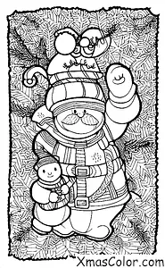 Christmas / Christmas in other galaxies: Christmas on a tiny planet