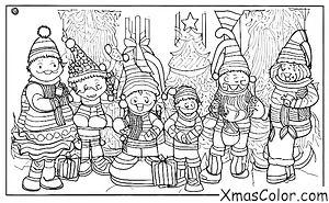 Christmas / Christmas in other galaxies: Christmas on a weird planet