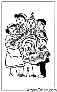 Christmas / Christmas in South America: Christmas carolers singing