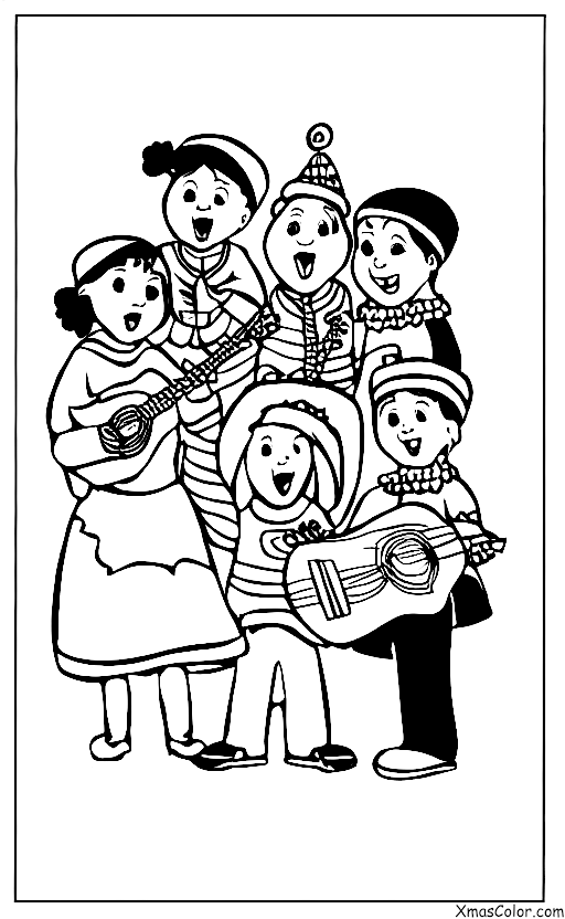 Christmas / Christmas in South America: Christmas carolers singing