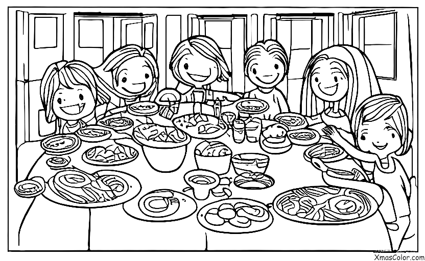 Christmas / Christmas in South America: Christmas dinner with family