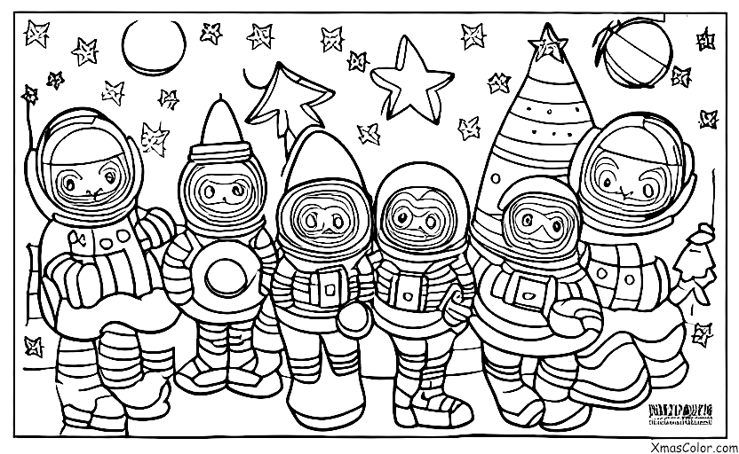 Christmas / Christmas in the future: Christmas in space