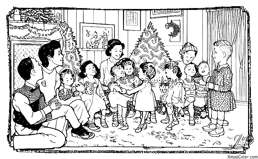 Christmas / Christmas in the past: A Norman Rockwell Christmas