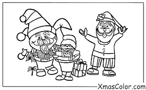 Christmas / Christmas in the tropics: Santa in a tropical jungle