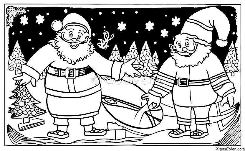 Christmas / Christmas in the tropics: Santa on the beach