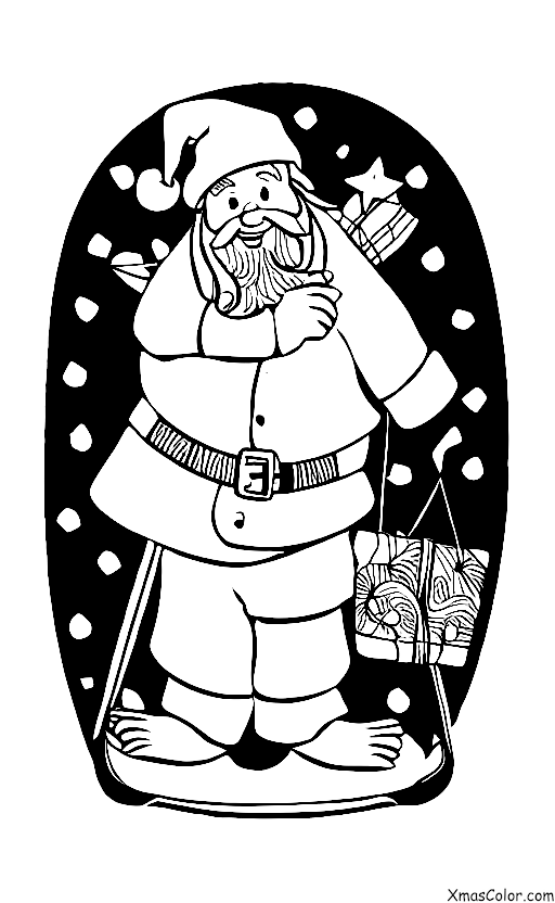 Christmas / Christmas in the tropics: Santa surfing