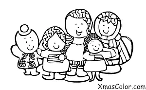 Christmas / Christmas Miracle: A family lost in the snow