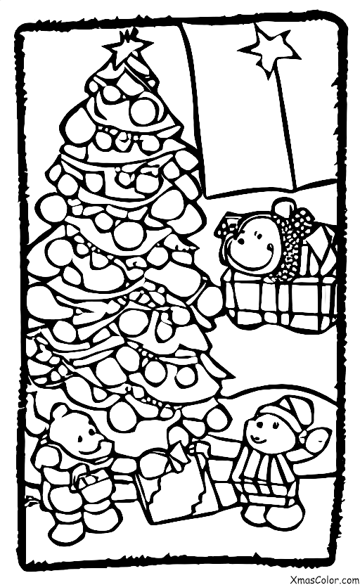 Christmas / Christmas on a farm: The animals are opening presents