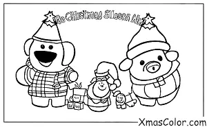 Christmas / Christmas on a farm: The animals are singing Christmas carols