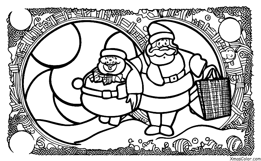 Christmas / Christmas on the moon: Santa Claus visits the moon